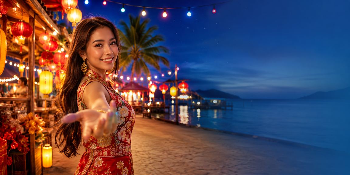 Suasana pertaruhan kasino di Langkawi gaya tradisional Melayu