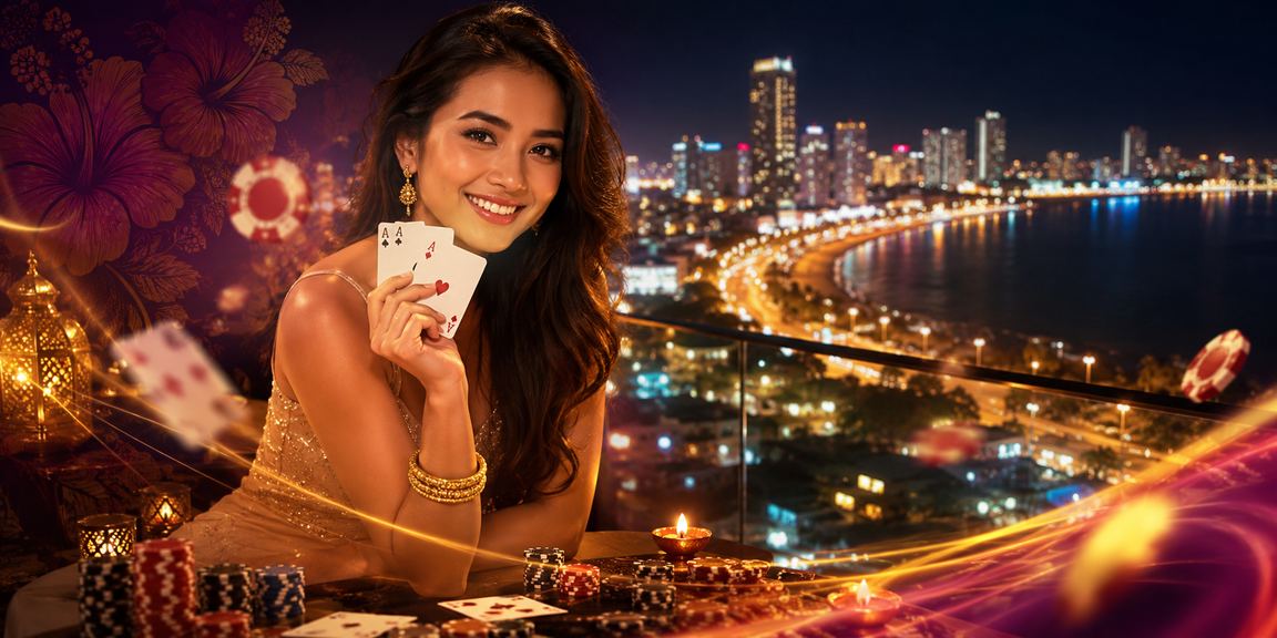 Permainan poker dalam kasino eksklusif gaya Melayu di Pulau Pinang