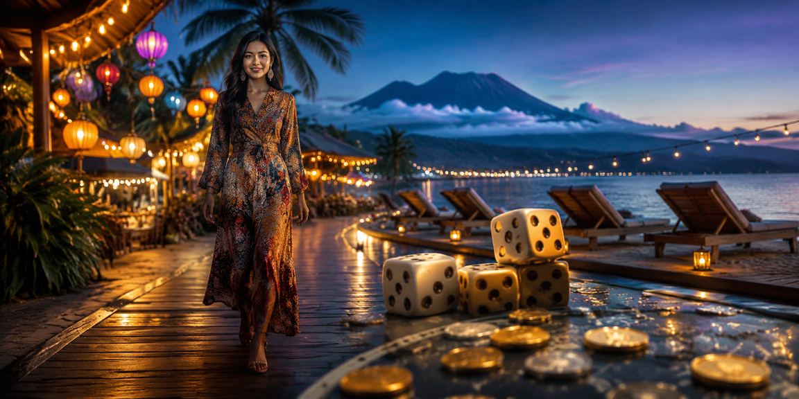 Permainan dadu gaya batik Sabah Malaysia